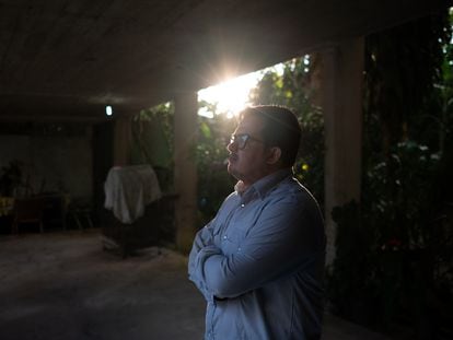 Jóse Leonardo Araujo, víctima del cura Juan Huerta Ibarra, en Caracas (Venezuela), el 12 de octubre de 2023.