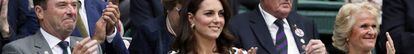 Kate Middleton, en el Royal Box de la pista central.