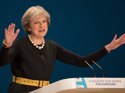 La primera ministra brit&aacute;nica, Theresa May 