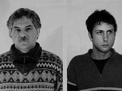 Luis Enrique Garate Galarza e Ibon Elorrieta Sanz, detenidos ayer en Francia.