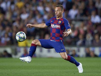 Arthur, en Champions ante el Inter.