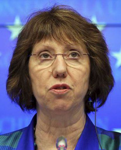 La jefa de la diplomacia europea, Catherine Ashton. 