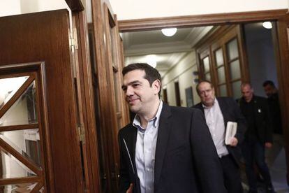 El primer ministro griego Alexis Tsipras, el pasado jueves en Atenas. 