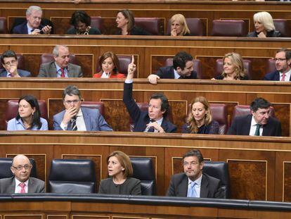 Pleno del Congreso de los Diputados, este martes. 