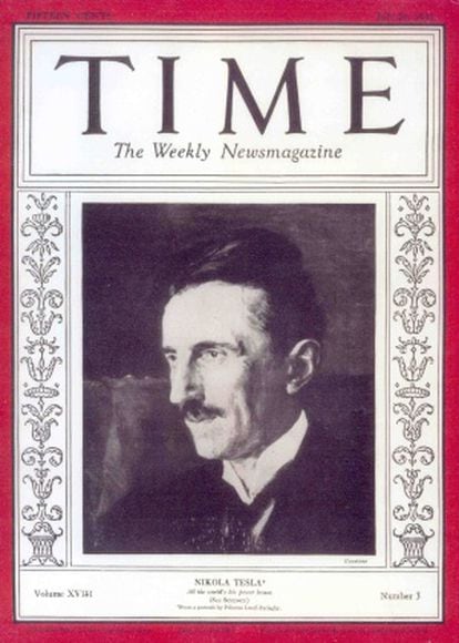 Portada de la revista 'Time' de 1931 por su 75 cumpleaños.