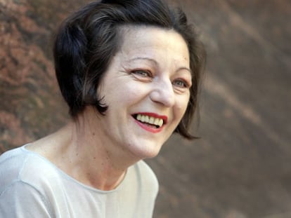 La escritora Herta Müller, durante una visita a Barcelona en 2012.