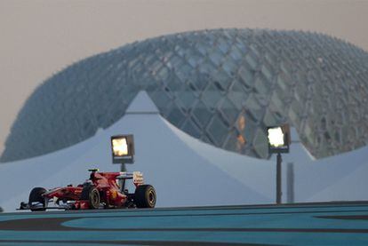 Fernando Alonso, en Abu Dabi.