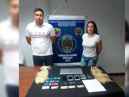 La excongresista Aida Merlano y su acompañante, capturados en Venezuela