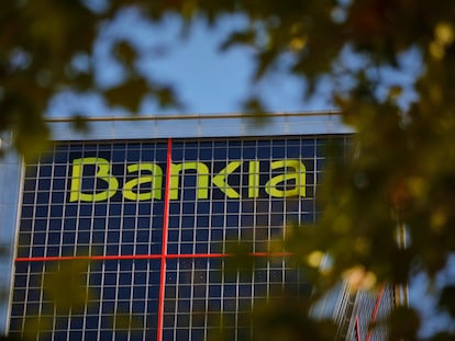 Sede de Bankia en el Paseo de la Castellana, en Madrid.