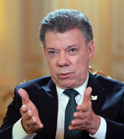 El presidente de Colombia, Juan Manuel Santos.