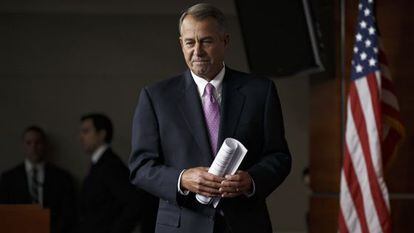 El presidente de la C&aacute;mara de Representantes, John Boehner. 