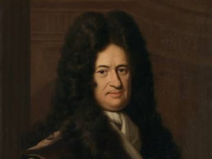 Retrato de Gottfried Leibniz, por Christoph Bernhard Francke. 