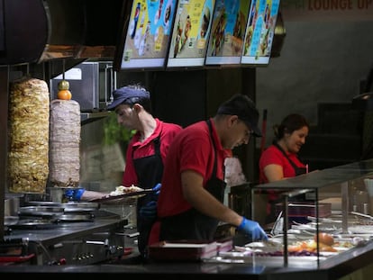 Un restaurant de xauarmes a Barcelona.