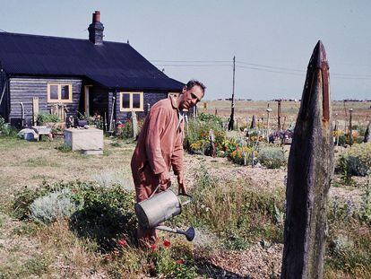 Derek Jarman, en Prospect Cottage, entre 1989-1991.