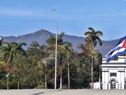 Vista de la entrada del cementerio Santa Ifigenia, en Santiago de Cuba, (Cuba) donde ya descansan desde el domingo 4 de diciembre las cenizas del líder de la revolución cubana Fidel Castro.