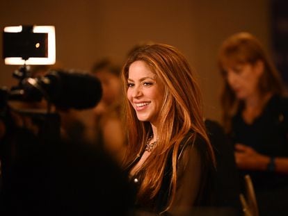 Shakira, en los premios The Ivor Novello en Londres, el 19 de mayo.