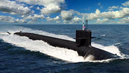 Submarino clase Columbia desarrollado por General Dynamics y Huntington Ingalls para el Pentágono
