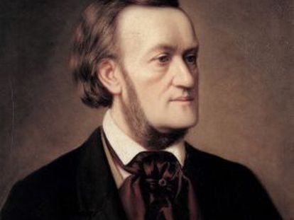 Richard Wagner, visto por Caesar Willich (1862).