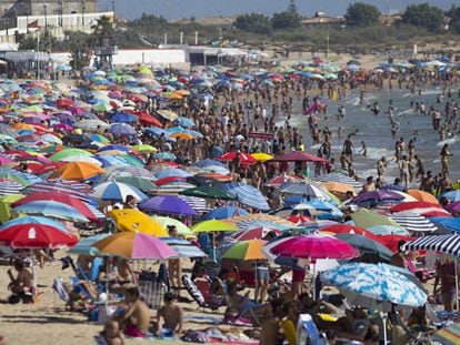 Playa de Regla, en Chipiona.