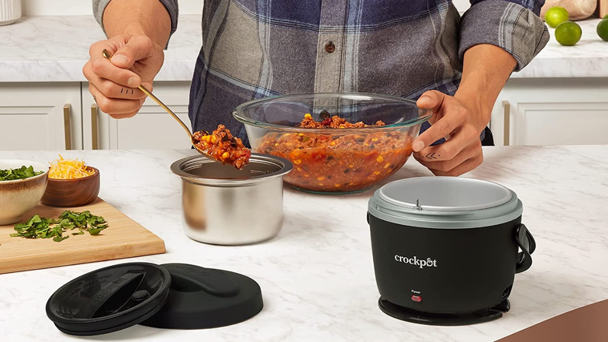 Personal y portátil: el calentador de comida Crock-Pot con sellado  hermético, Estilo de vida, Escaparate