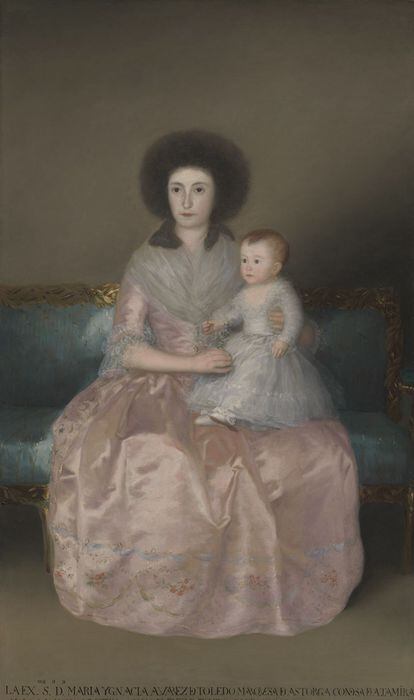 'La Condesa de Altamira y su hija María Agustina' (1787-8), obra de Francisco de Goya.