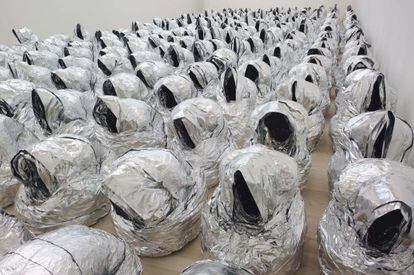  &#039;Ghost&#039;, pieza de 2007 de Kader Attia.
 