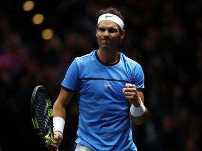 Nadal, durante un partido reciente.