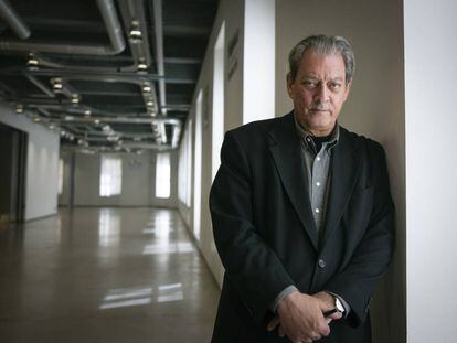 El escritor Paul Auster en Madrid.