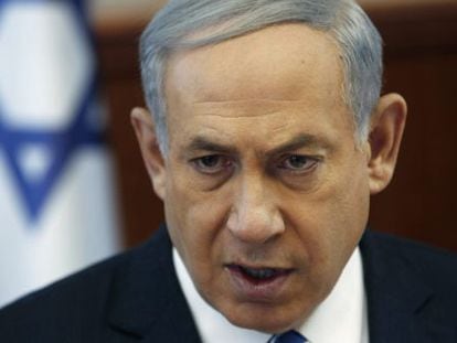 El primer ministro israel&iacute;, Benjam&iacute;n Netanyahu, este martes en Jerusal&eacute;n.