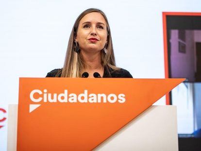 Melisa Rodríguez, portavoz de la ejecutiva nacional de Ciudadanos.