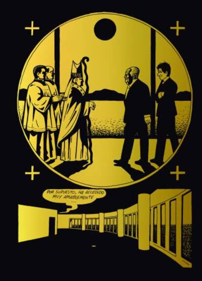 En esta novela gráfica aparecen todas las fuerzas vivas de España.