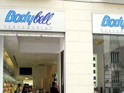 Fachada de una tienda de Bodybell en Madrid.