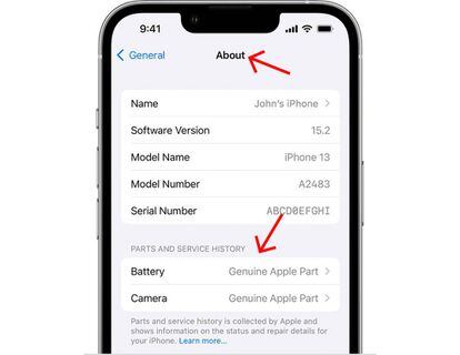 Nuevo menú dentro de iOS 15.2.