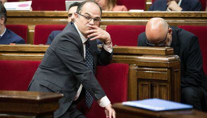 Jordi Turull, en el Parlament.