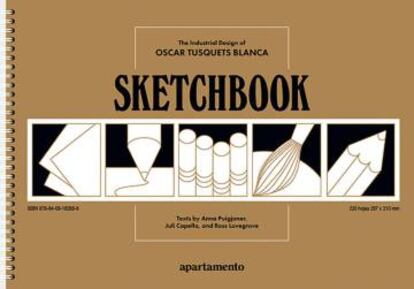Cubierta de 'Sketchbook, que edita Apartamento y recopila algunos de los bocetos más representativos de la obra de Tusquets.
