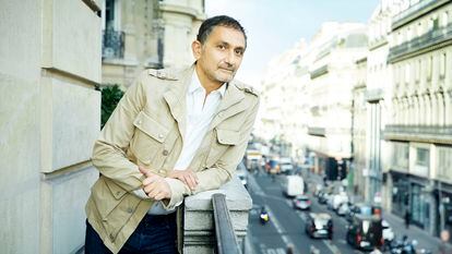Francis Kurkdjian, on the balcony of his office in Paris.