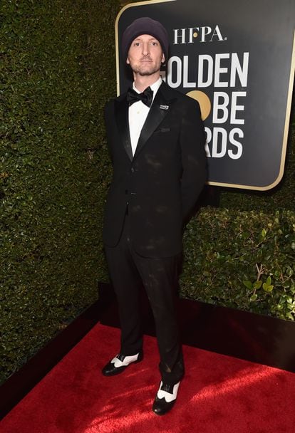 El director Michael Gracey en la gala de los Globos de Oro 2018 en Beverly Hills, California.