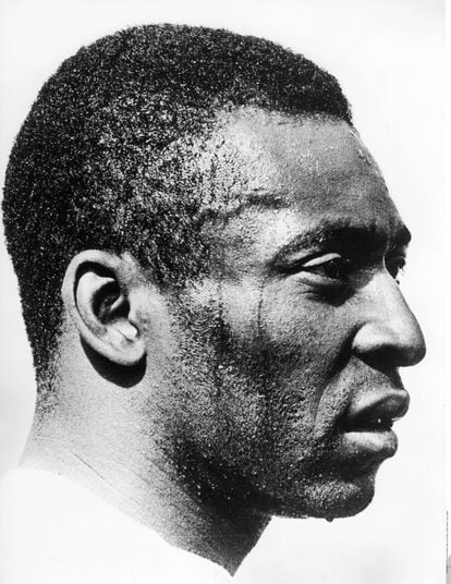 Retrato de Pelé de 1970. 