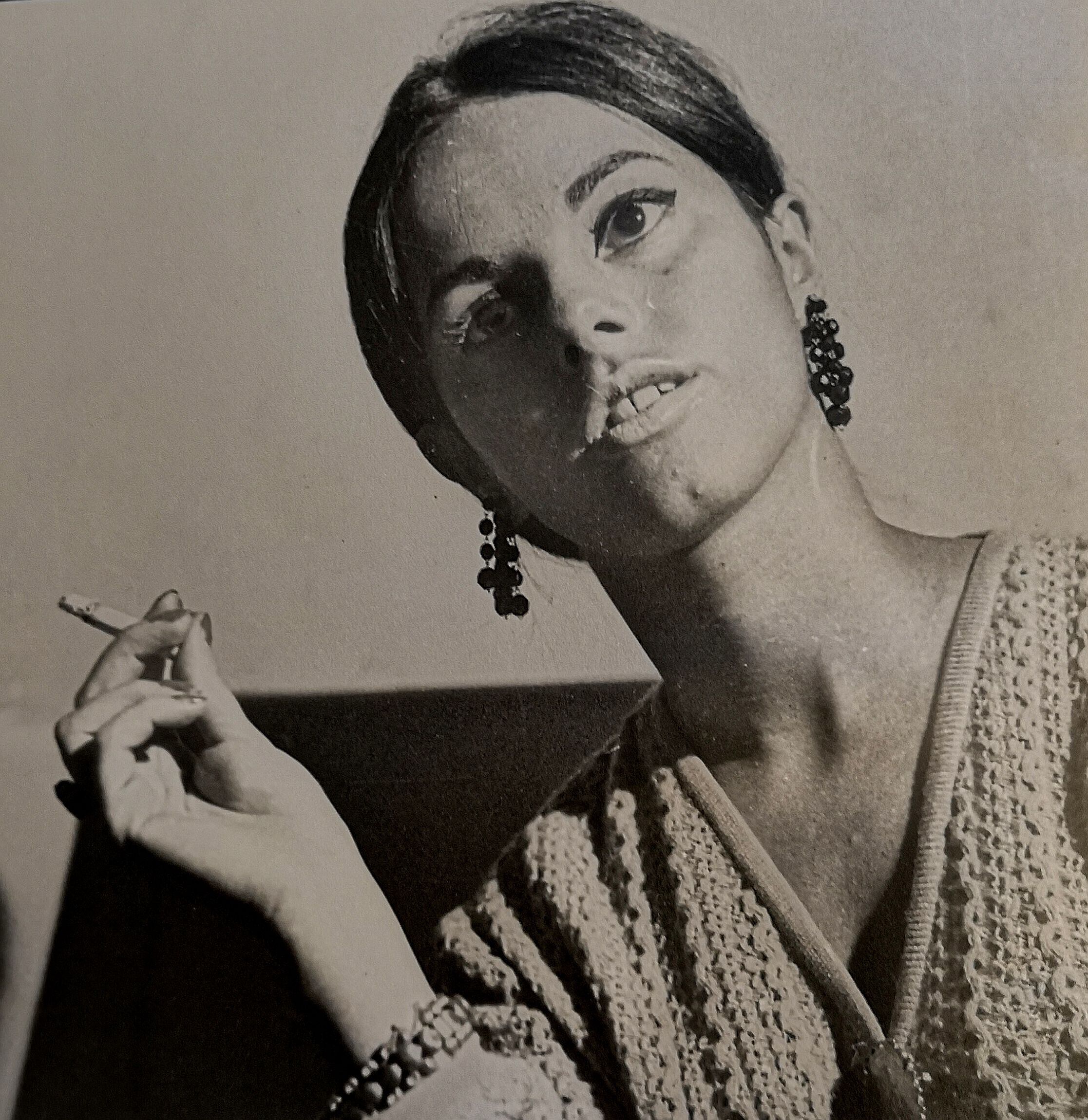 En 1967, con 18 años, cuando trabajaba de modelo. 