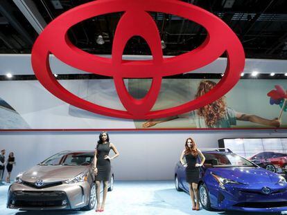 Modelos de Toyota en el Sal&oacute;n de Detroit. 