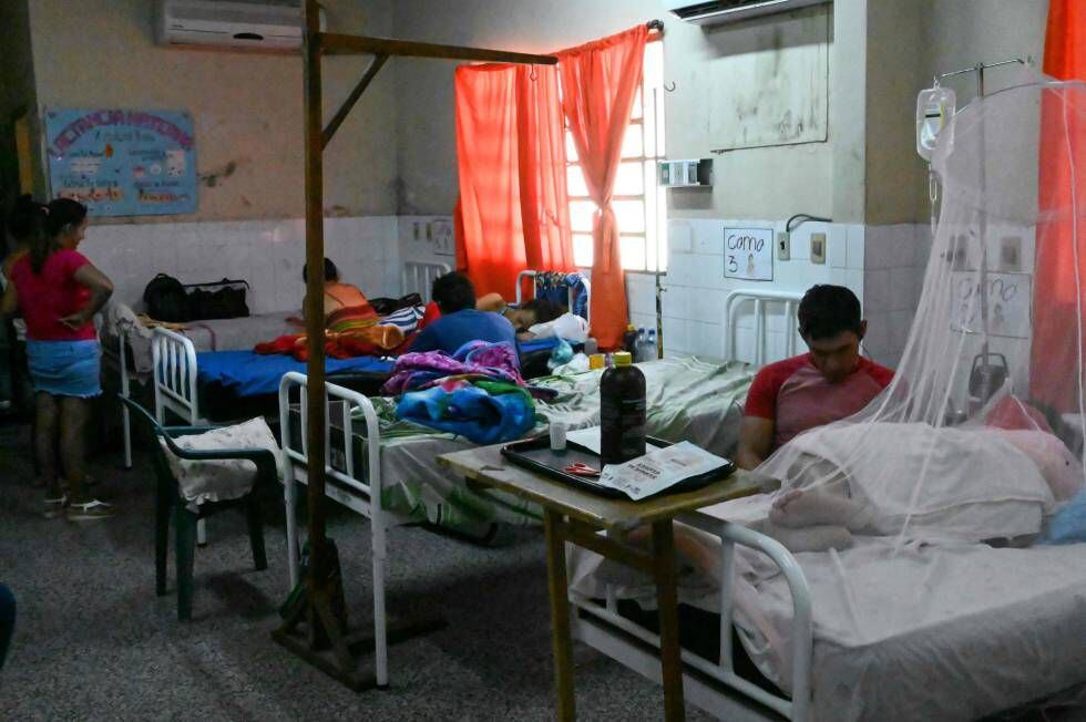 Pacientes con denegue en Nemby, Paraguay.