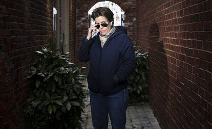 La periodista Kara Swisher, en su casa en Washington DC el pasado 20 de febrero.