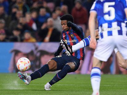 Balde, durante un partido del Barcelona de esta temporada.