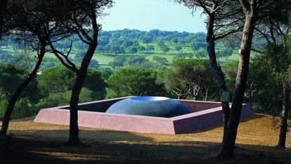 'Second Wind 2005', del artista estadounidense James Turrell (Los Ángeles, 1943), en la Fundación NMAC de Vejer (Cádiz).