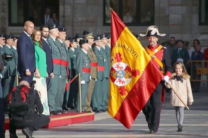 La ceremonia de apertura de la Semana de la Agencia Patronal de la Guardia Nacional en León el 3 de octubre.