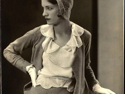 Lee Miller, en su etapa de modelo, fotografiada para Vogue en 1931 por George Hoyningen-Huene.