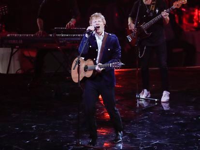 12/11/21 Actuación de Ed Sheeran en los Premios 40. Foto: Franciso Ubilla