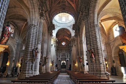 Interior de la catedral de Jerez (Cádiz).
