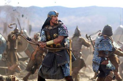 Christian Bale, en un fotograma de 'Exodus (dioses y reyes)'.