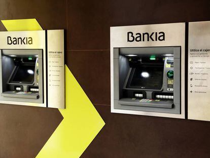 Cajeros automáticos de Bankia.